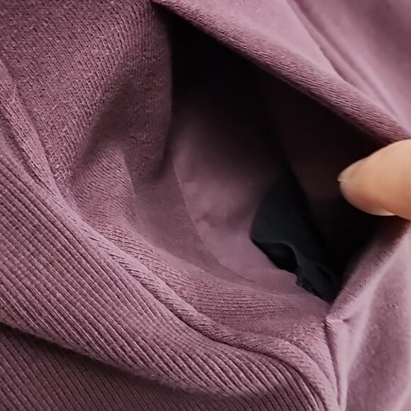 Lululemon Scuba Full Zip Hoodie Garnet Thumbholes Pockets Size 2 - Picture 4 of 12